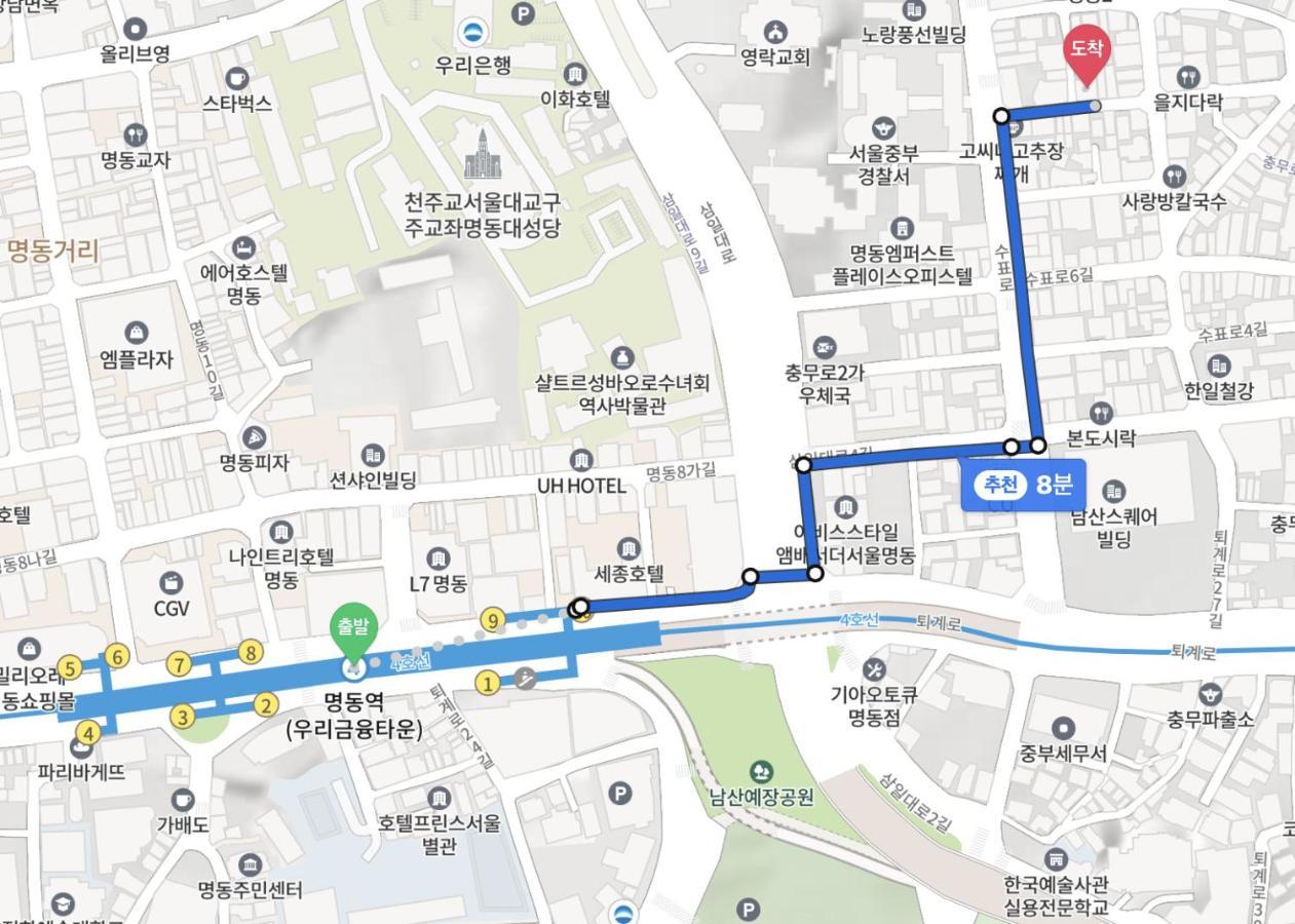 Arte Premium Oneroomtel Myeongdong Aparthotel *