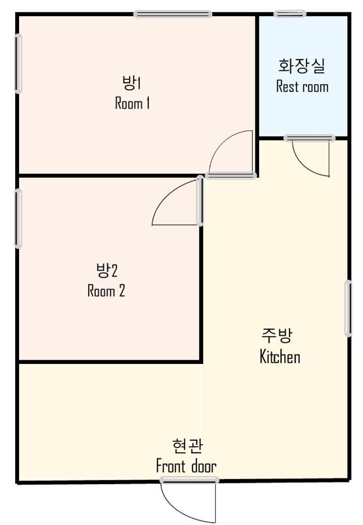 Apartment Starlight #hongdae Station 5min