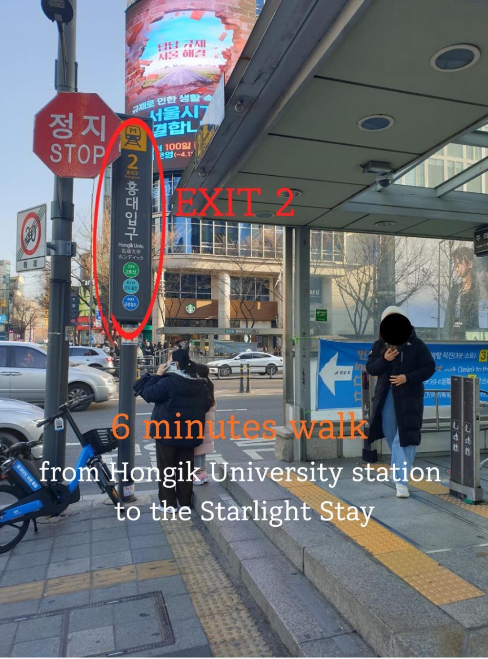 Starlight #hongdae Station 5min Seoul