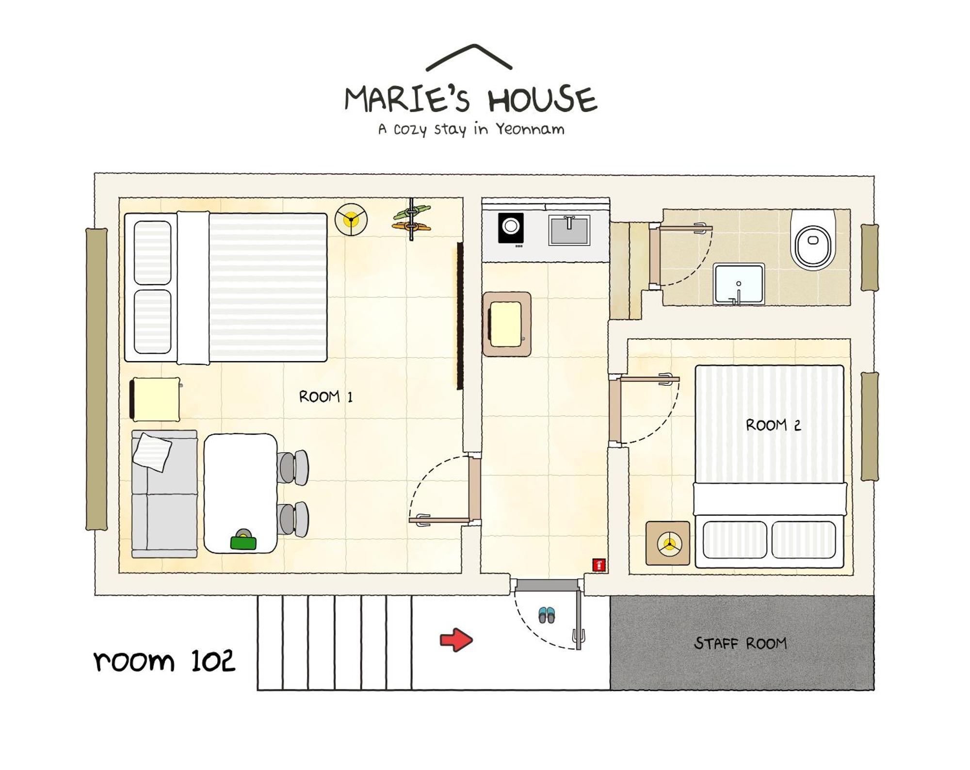 Guest house Marie's House 102 Hongdae