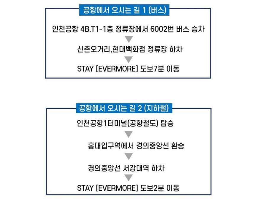 Evermore #sinchon Station 5min #seogang Station 1min Seoul