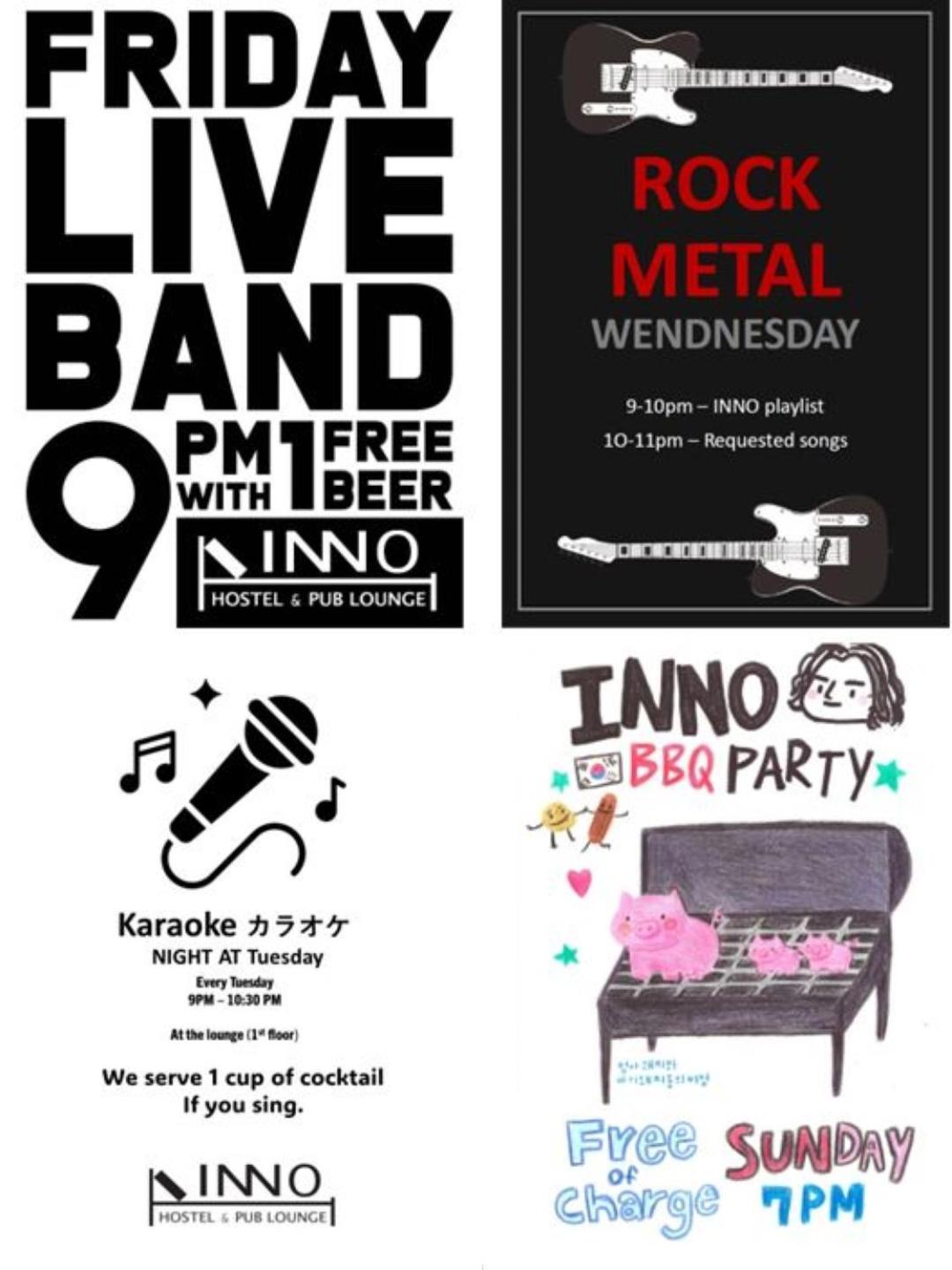 Hostel Inno & Pub Lounge Hongdae Seoul