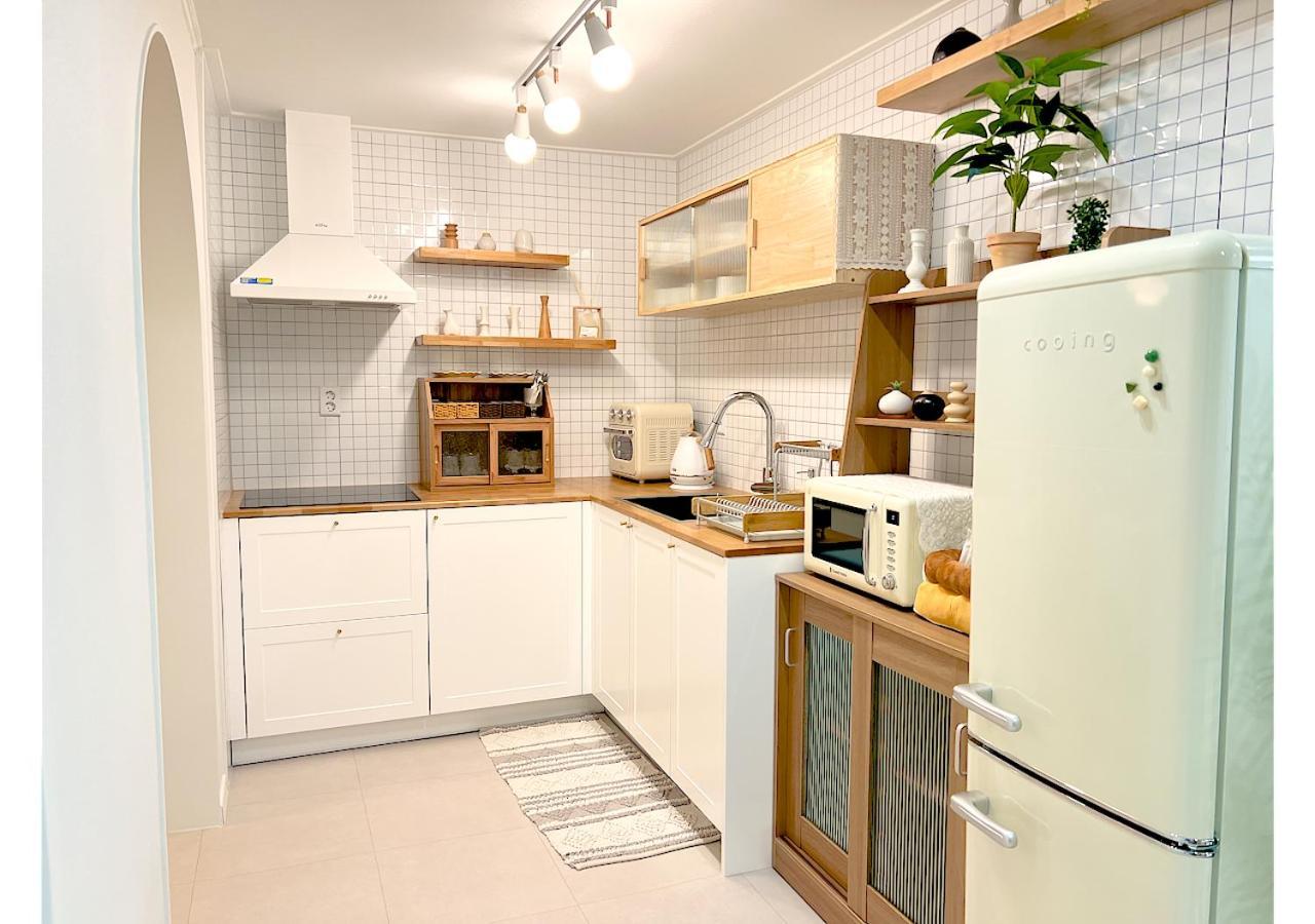Open Special Price, A Beautiful Accommodation, Seoul, Station In Front Of Hankuk Of Foreign Studies, Bedding, Queen3, Bathroom1, Remodeling, Cozy, Yellow Moon Apartment Seoul