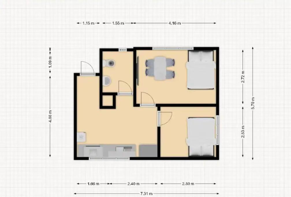 Apartment K-10 White Linen House