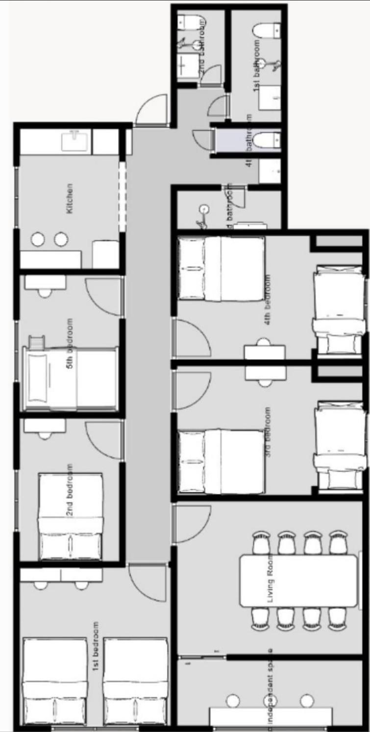6 Hongdae 5br & 4bath, Elevator, Free Wifi Apartment Seoul