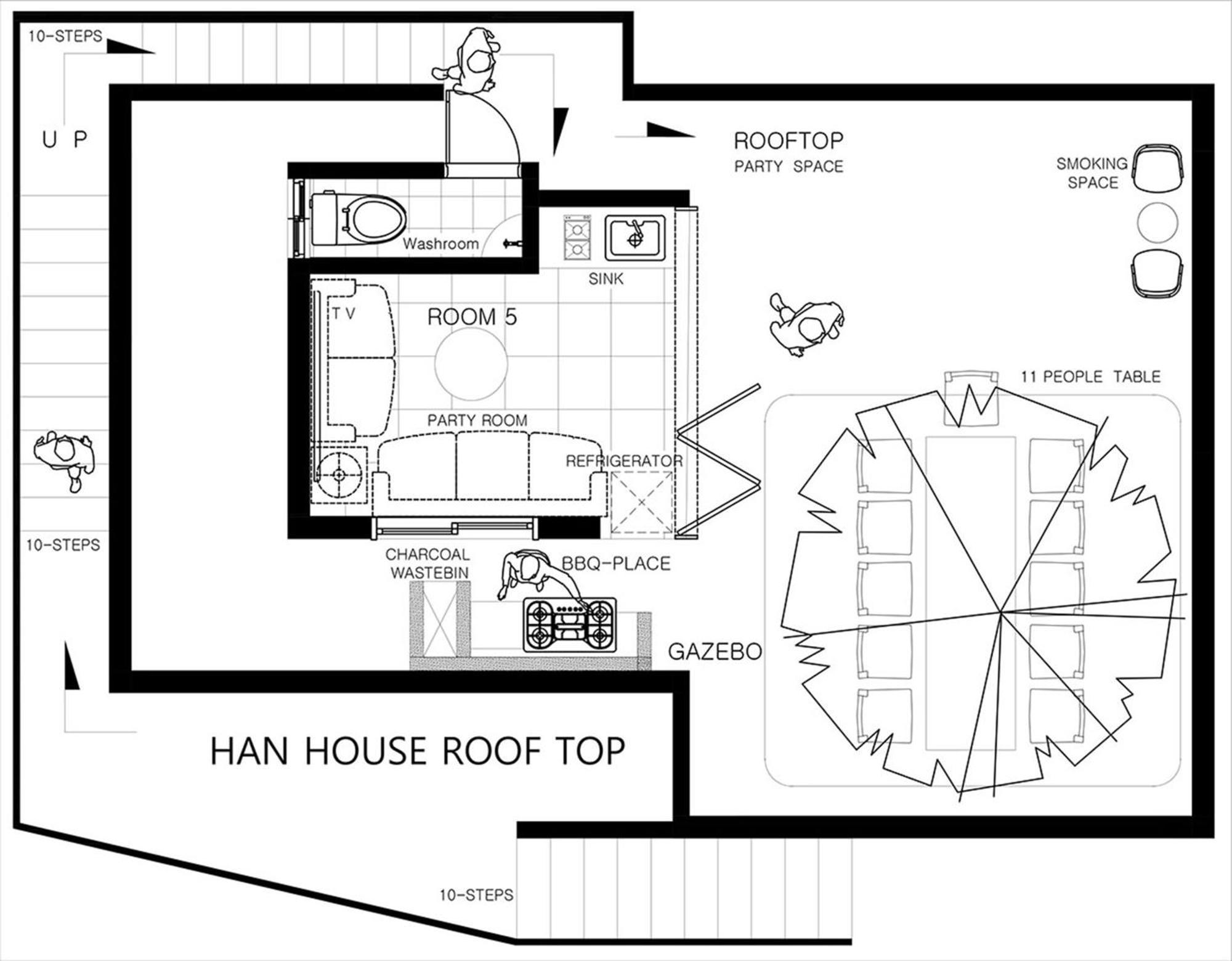 Villa House Rooftop 4br And 3bath Bbq *