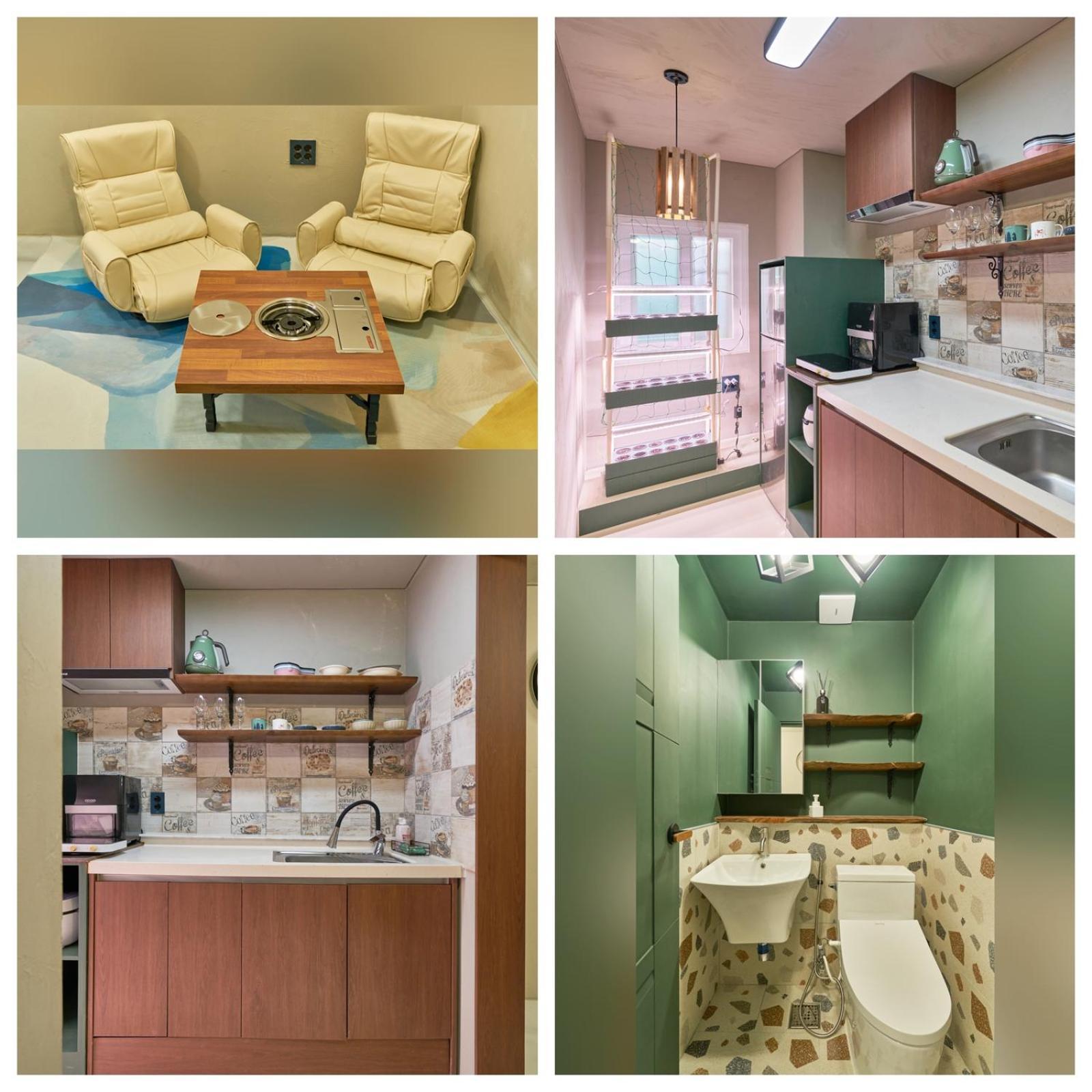 Apartment 150m From Myeongdong Station, Private Use, Style Interior, Free Korean Ramen *