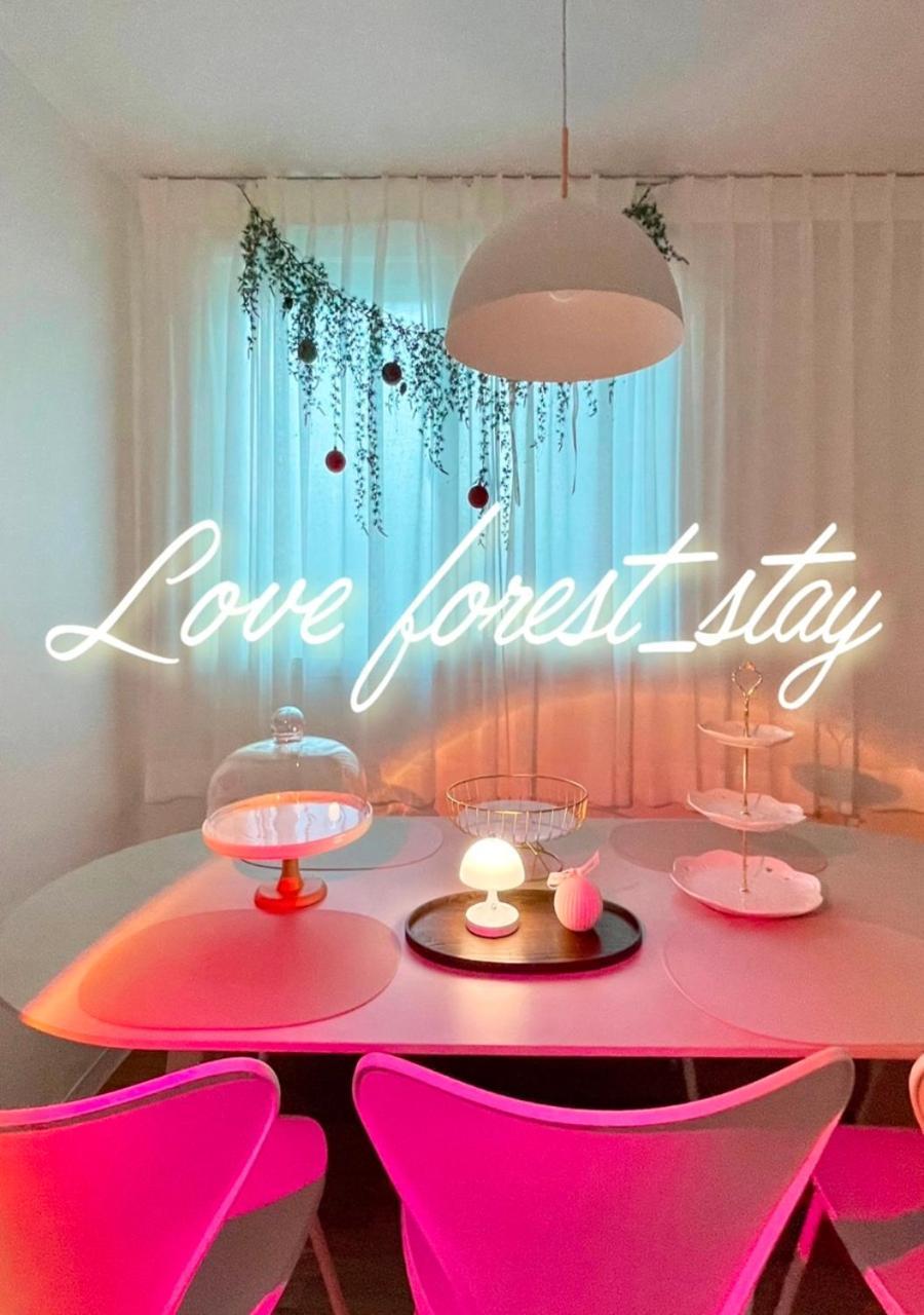 Apartment A Low-rise Family Bed For 4 People, Healing Stay, Forest *