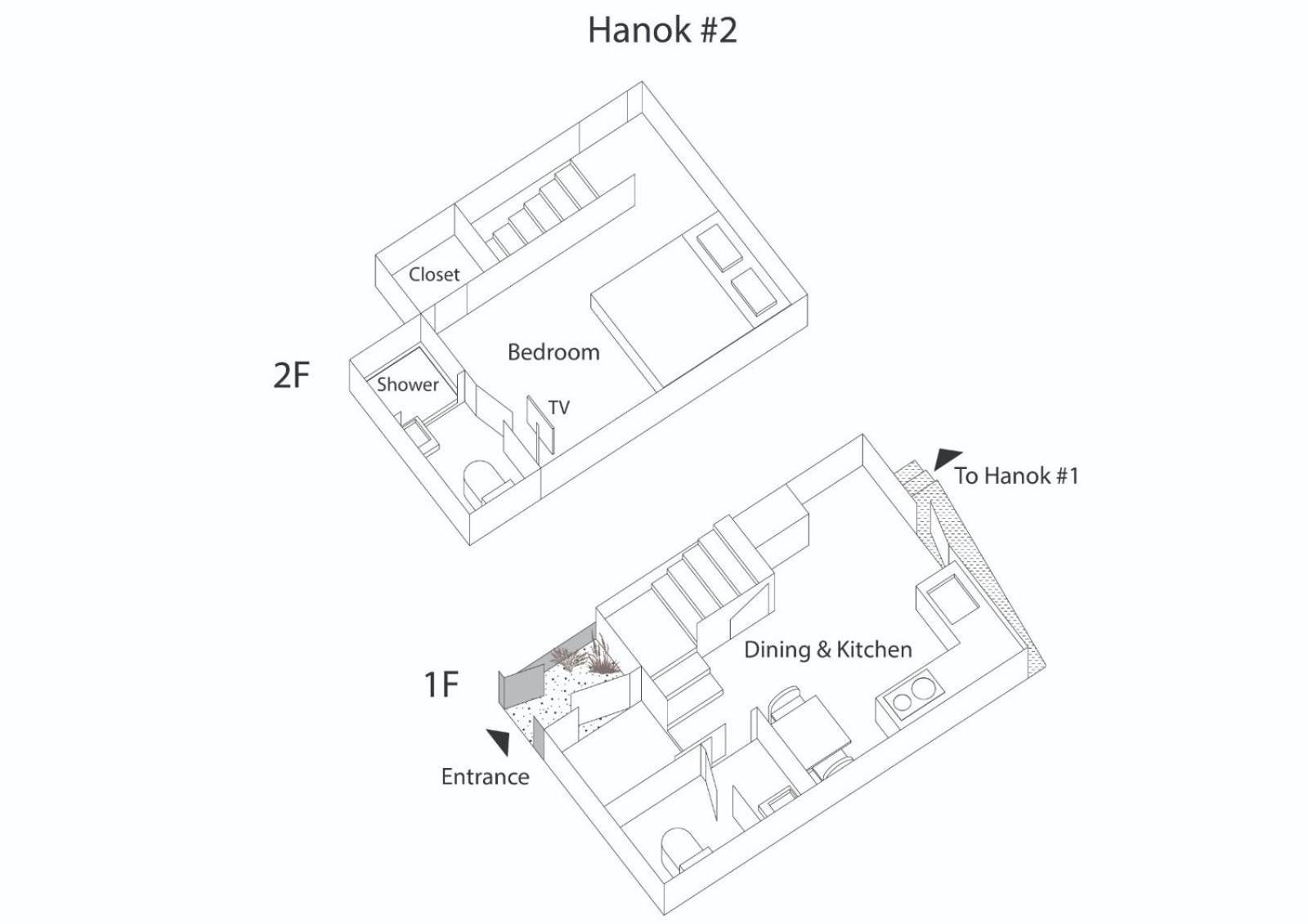 Numaru Two Exclusive Entire Hanoks In Seochon Villa Seoul