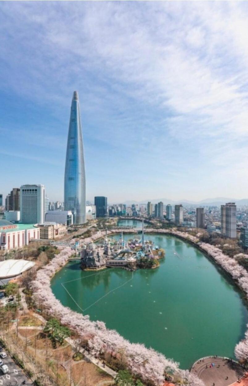 Urban Corner New Building 2 Rooms, 1 Living Room, 1 Kitchen # Seokchon Cherry Blossom # Lotte World # Kspo Villa