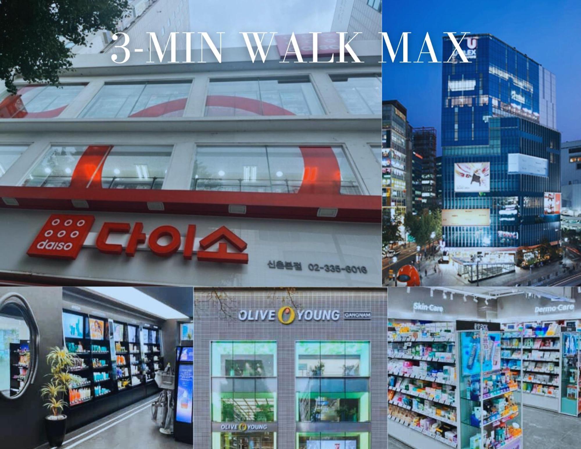 Hongdae Sinchon I 1f I 4ppl I Private Chillpopstay * Seoul