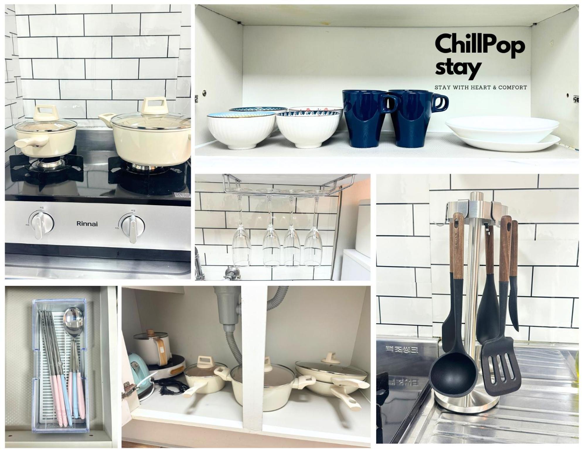 Hongdae Sinchon I 1f I 4ppl I Private Chillpopstay *