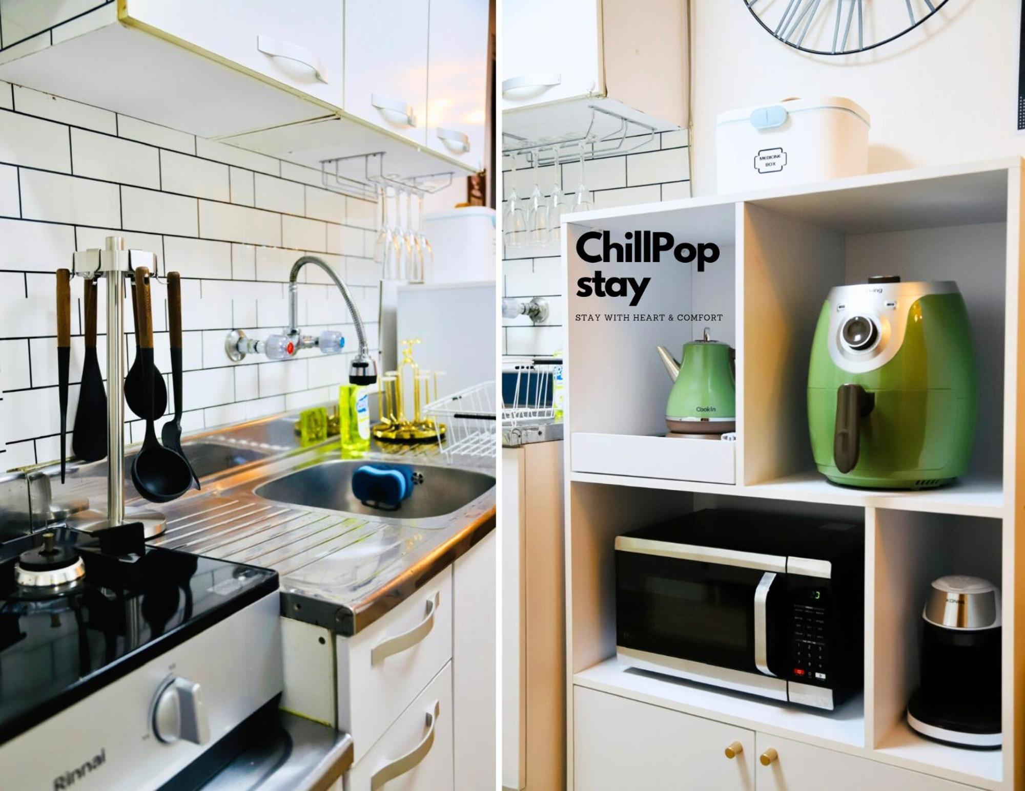 Hongdae Sinchon I 1f I 4ppl I Private Chillpopstay * Seoul