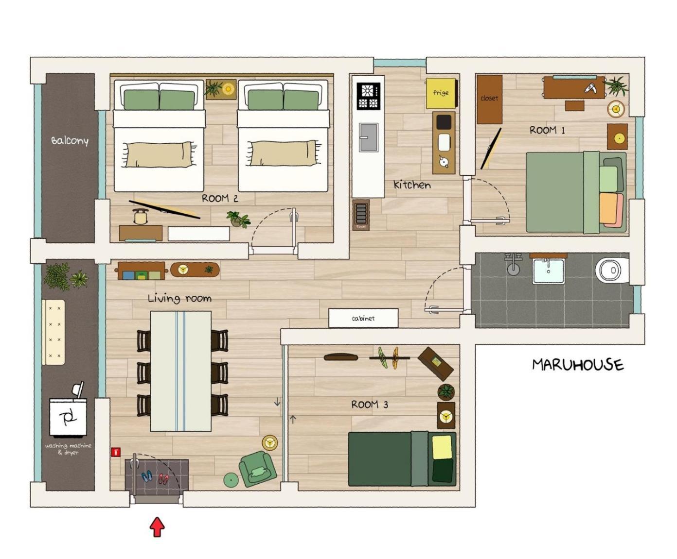 Apartamento Maru House Seul