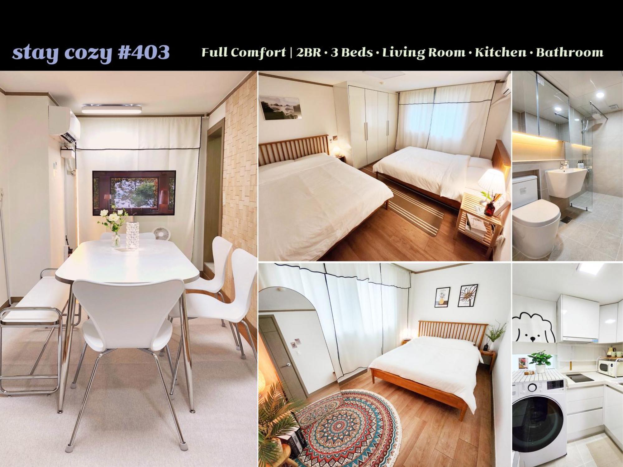 Apartment Stay Cozy Gangnam Style Trip, 3Min To Subway, Calm & Chic Home