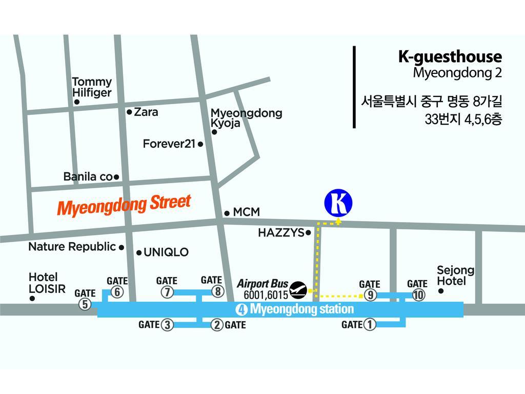 Guest house K-guesthouse Myeongdong 2 2*