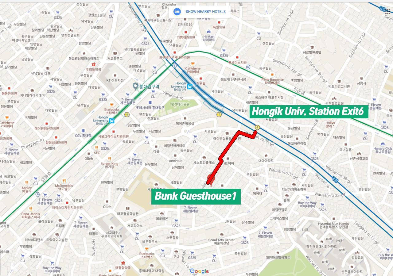 Bunk Hongdae Guest house Seoul