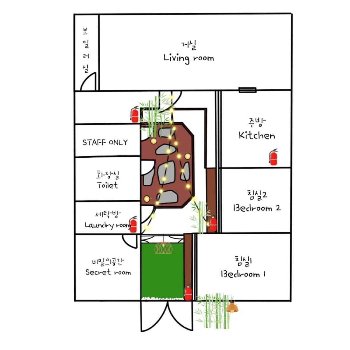 Apartment Hanok Private House With Frond Yard *