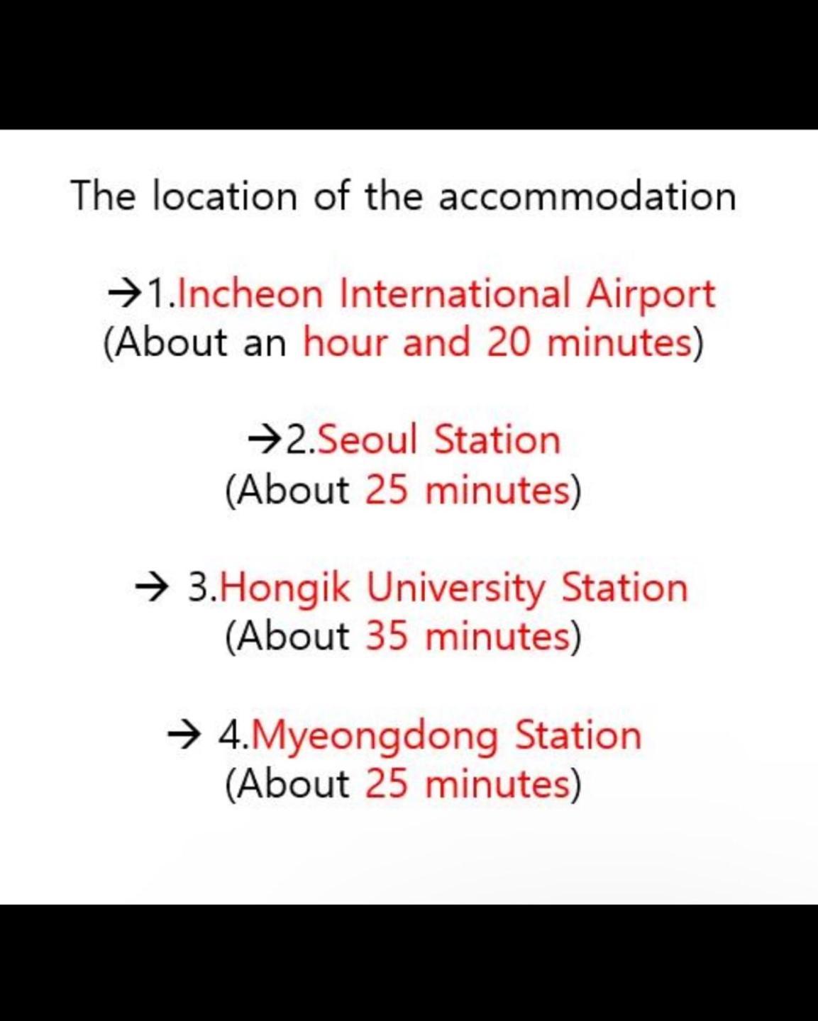 5 Minutes From Isoo Station, 3 Rooms, 4 Beds, 10 Minutes From Gangnam Station Pousada *
